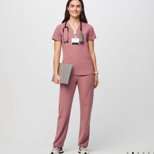 Figs Mauve scrub set small